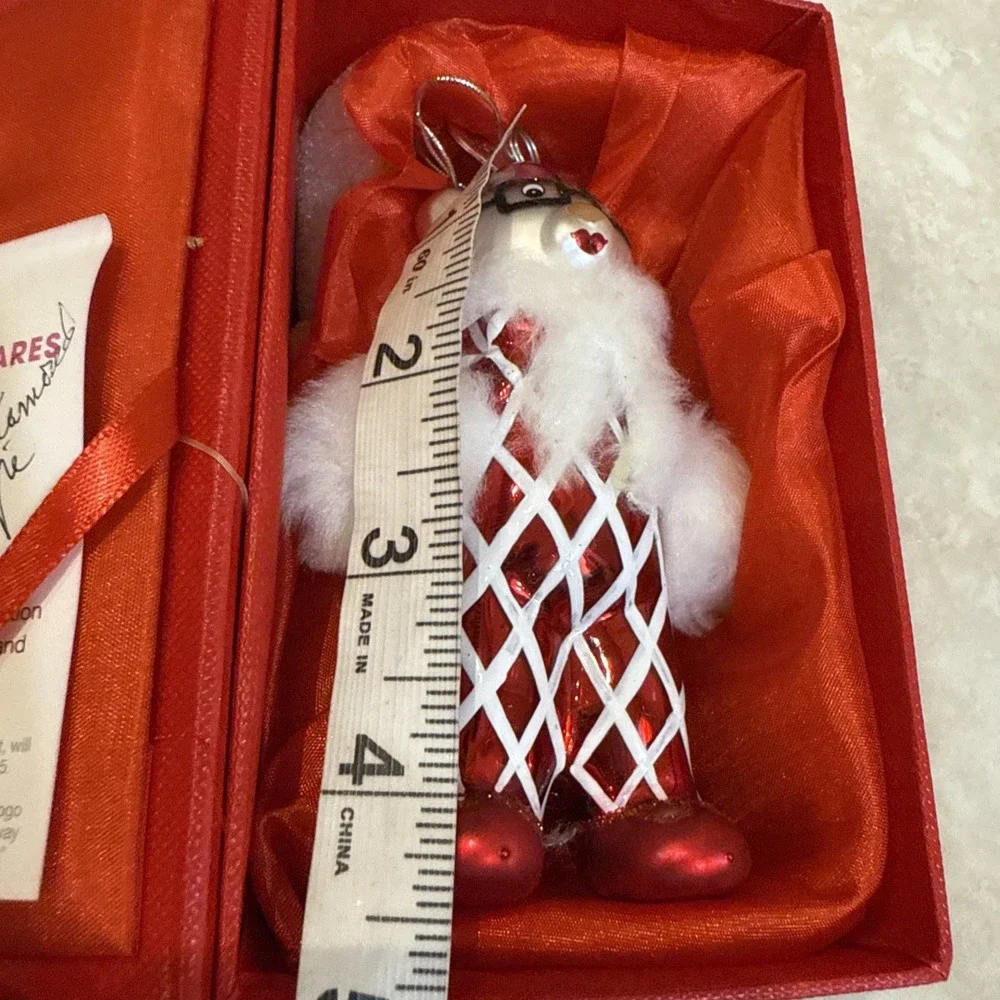 2014 St Jude Limited‎ Swarovski Elements Red White Bear Signed 320/400 & Box